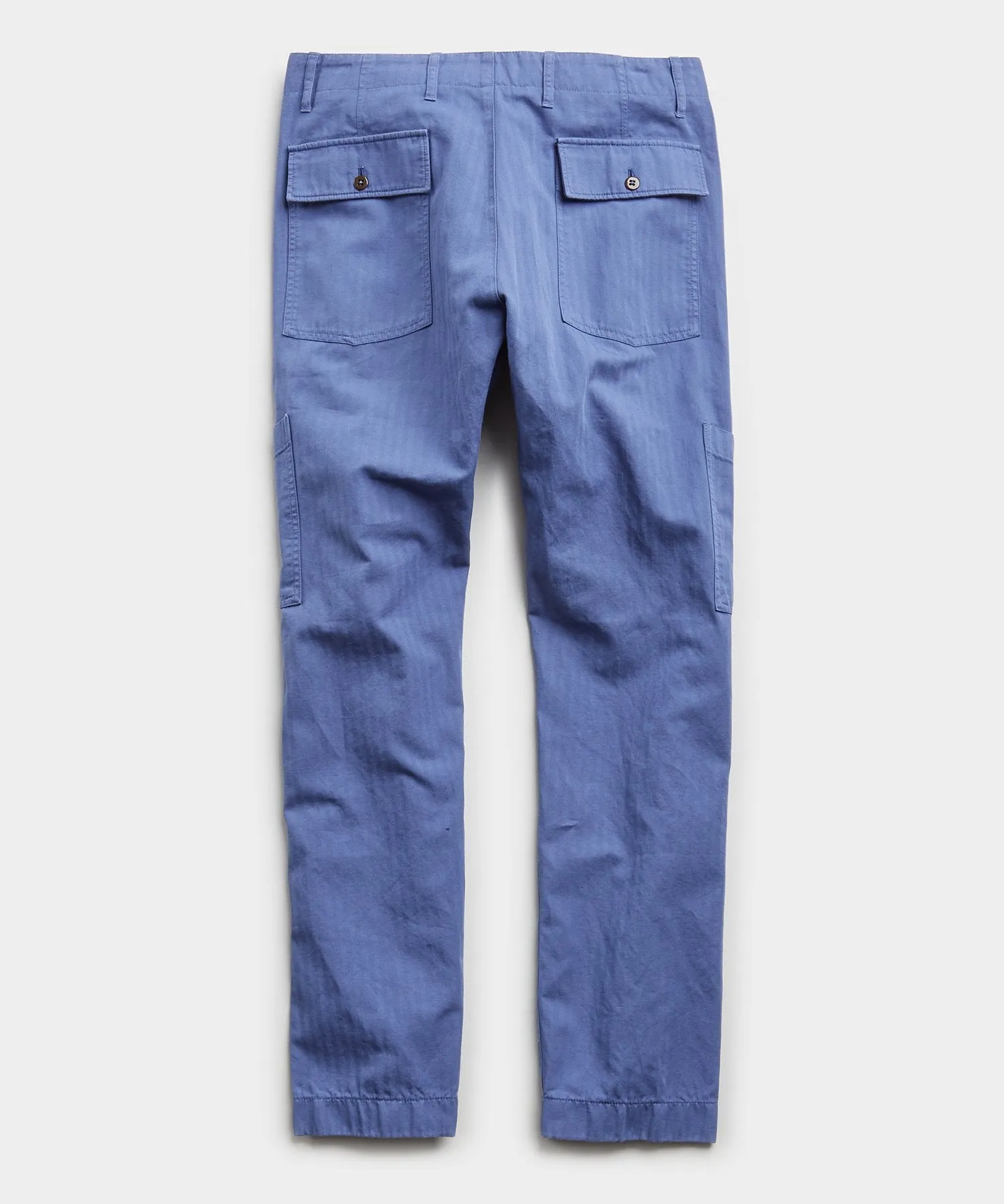 Herringbone Camp Pant in French Blue