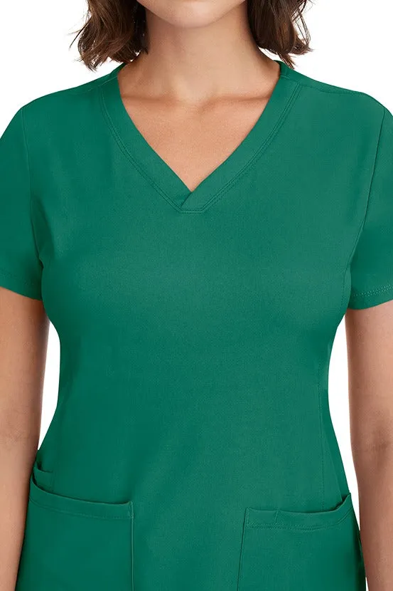 HH Works Women's Scrub Set Monica Top & Rebecca Pant | Hunter Green