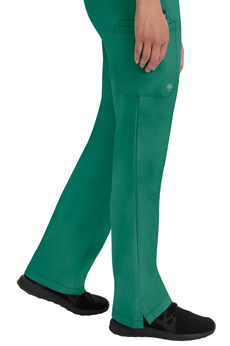 HH Works Women's Scrub Set Monica Top & Rebecca Pant | Hunter Green