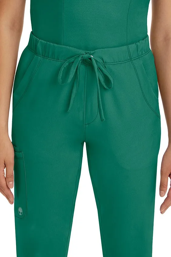 HH Works Women's Scrub Set Monica Top & Rebecca Pant | Hunter Green