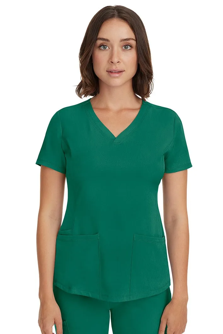 HH Works Women's Scrub Set Monica Top & Rebecca Pant | Hunter Green