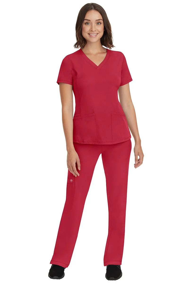 HH Works Women's Scrub Set Monica Top & Rebecca Pant | Red