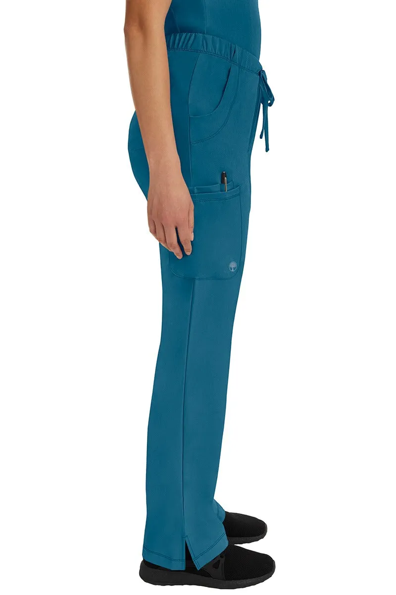 HH Works Women's Scrub Set Monica Top & Tall Rebecca Pant | Caribbean