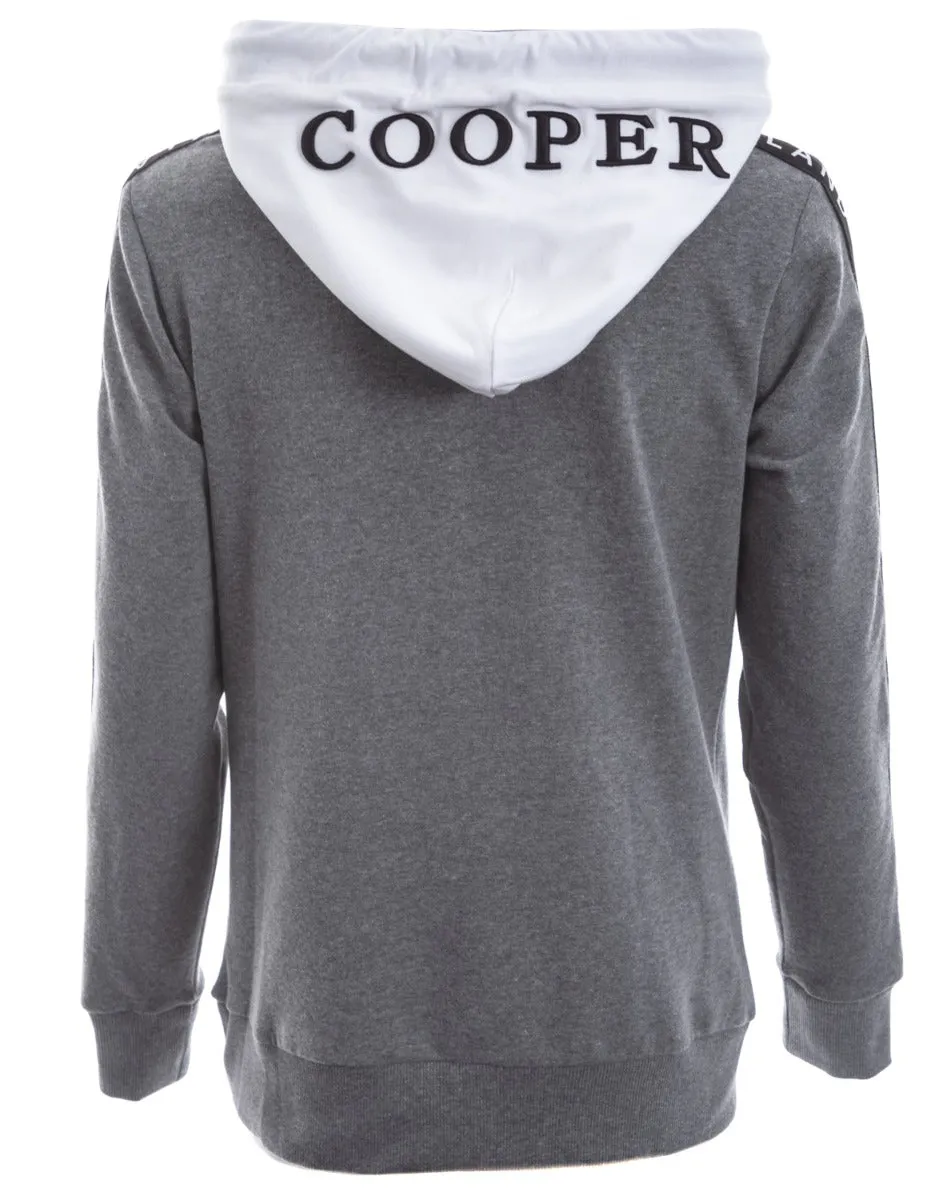 Holland Cooper Deluxe Ladies Hoodie Sweatshirt in White, Grey & Black