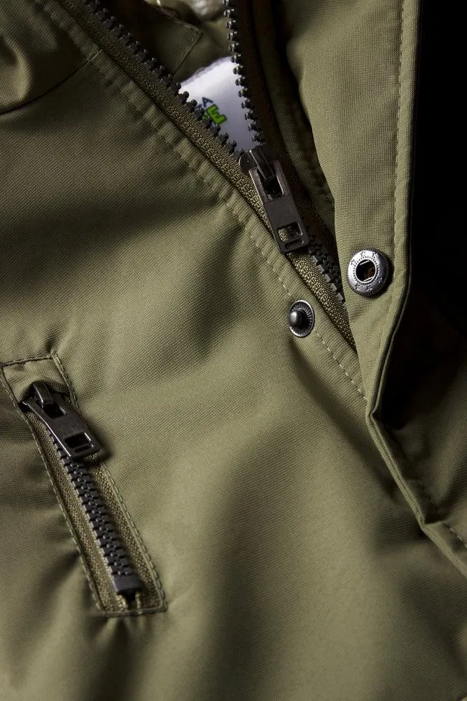 Hooded Parka Jacket Green