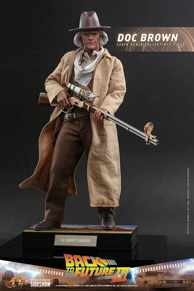 Hot Toys Back to the Future III Doc Brown 1/6 Scale Figure (Display Piece)