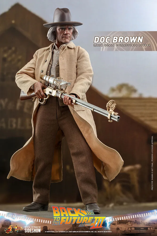 Hot Toys Back to the Future III Doc Brown 1/6 Scale Figure (Display Piece)