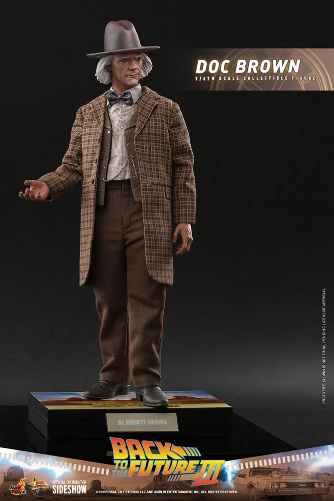 Hot Toys Back to the Future III Doc Brown 1/6 Scale Figure (Display Piece)