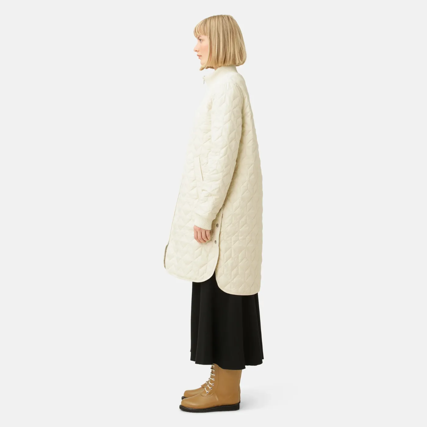 Ilse Jacobsen Art06 Quilted Coat | Sand