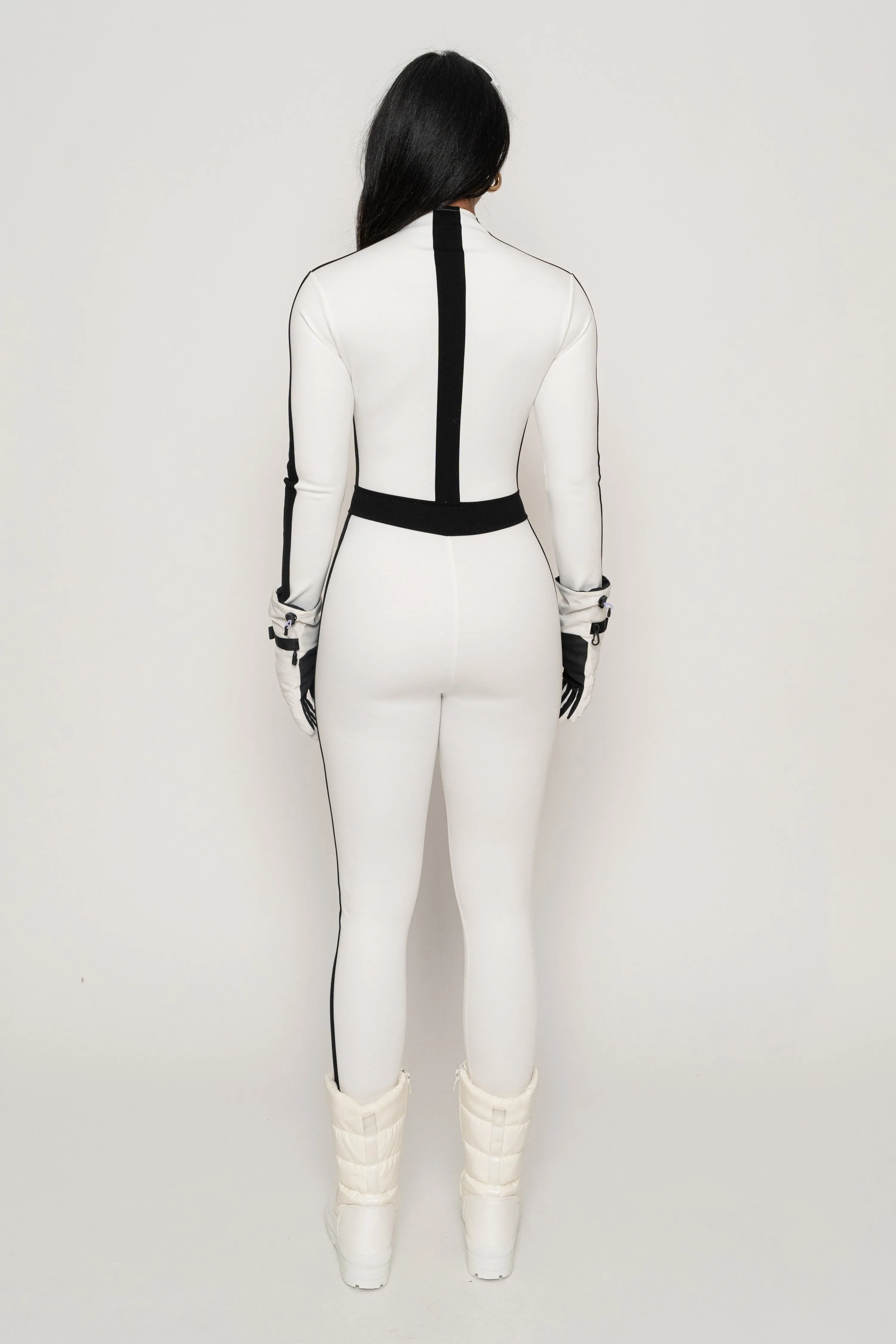 Ivory Off Limits Zipper Jumpsuit