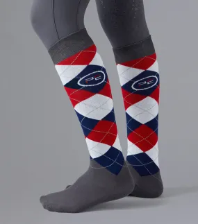 Junior 4 Season Riding Socks (2 Pairs) Classic Check