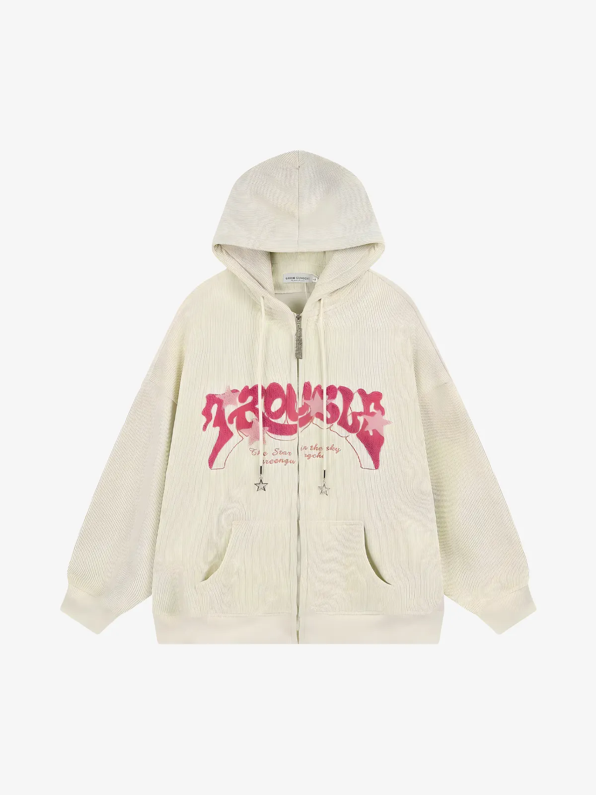 KG Corduroy Zip-Up Hoodie