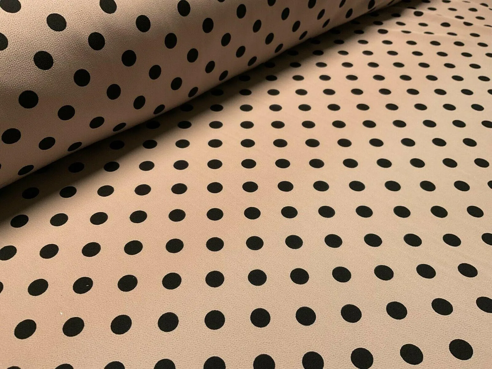 Koshibo Crepe De Chine Polka dot spot Printed Dress fabric 147 cm M1601