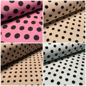 Koshibo Crepe De Chine Polka dot spot Printed Dress fabric 147 cm M1601