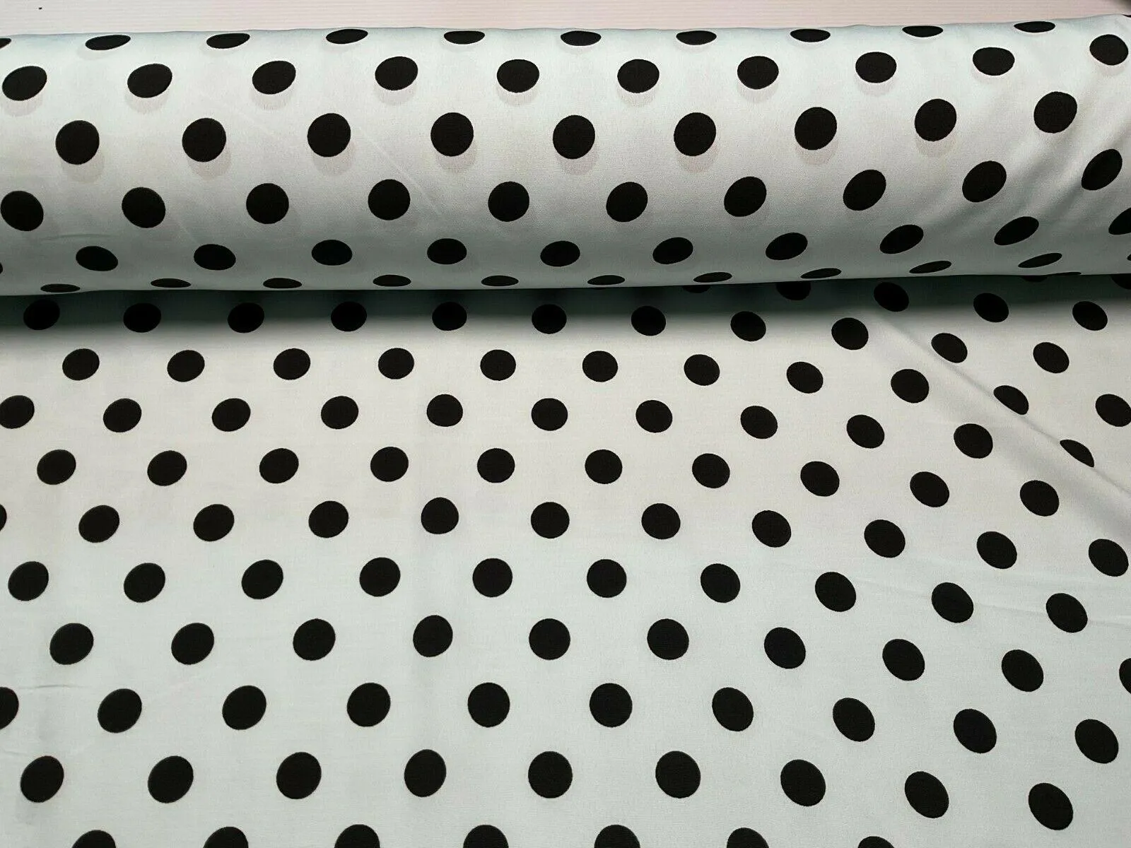 Koshibo Crepe De Chine Polka dot spot Printed Dress fabric 147 cm M1601