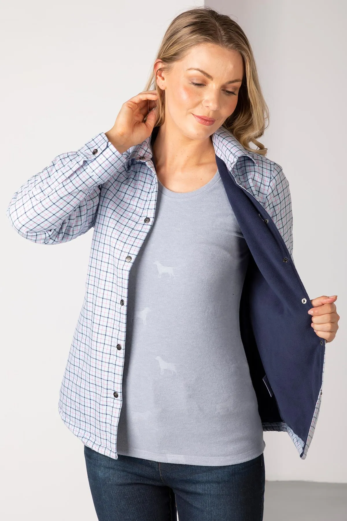 Ladies Fleece Lined Shirt - Hannah