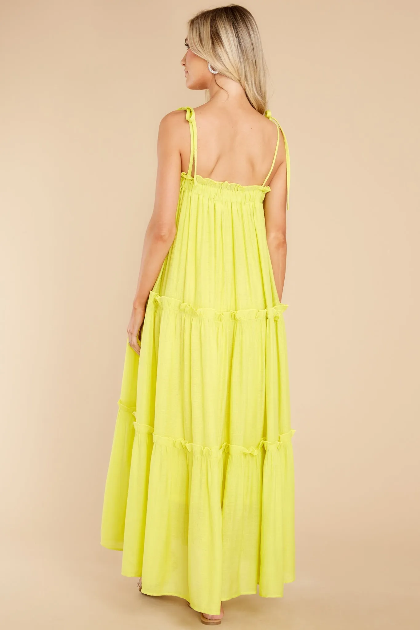 Light Up The Room Lemon Yellow Maxi Dress