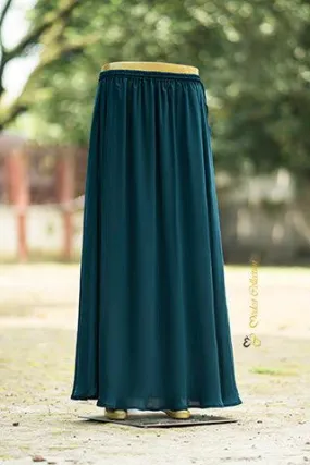 Long Skirt Teal