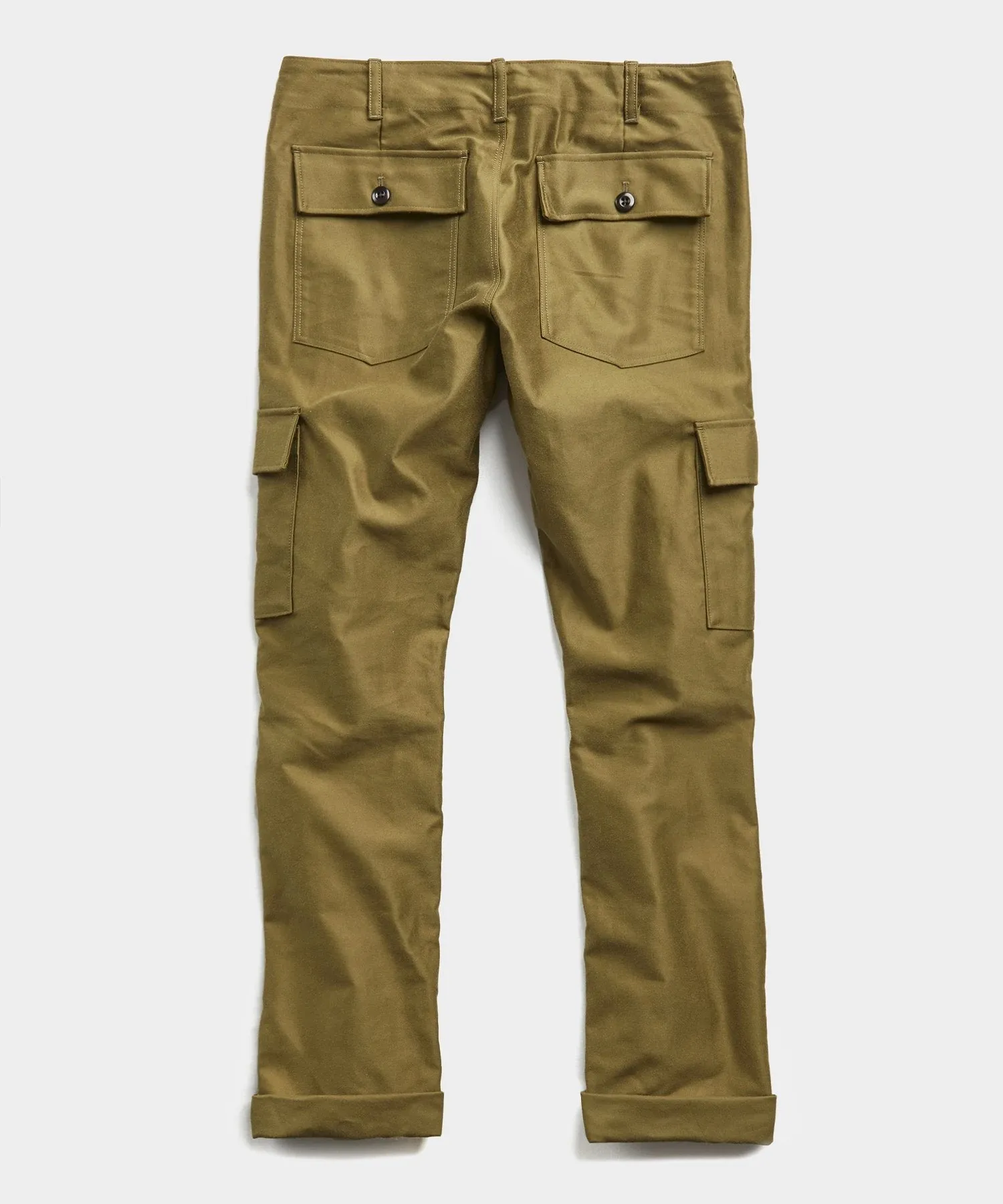 Made in New York Japanese Cotton Camp Cargo in Olive