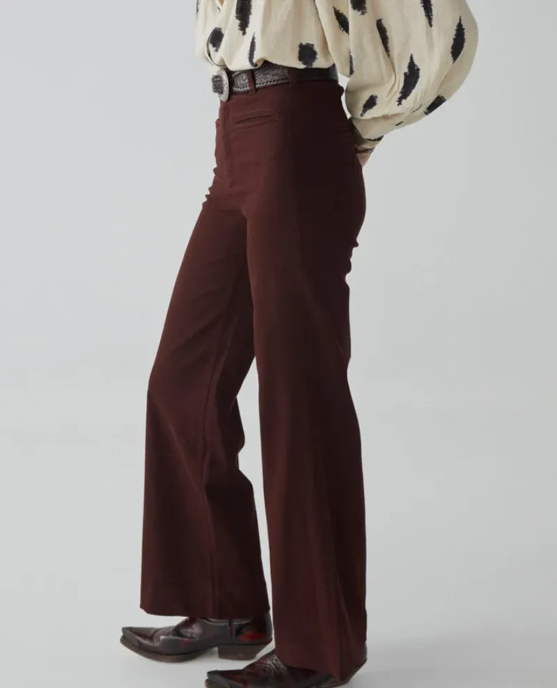 Maison Hotel Viva Megalia Brick Brown Trousers - UK12