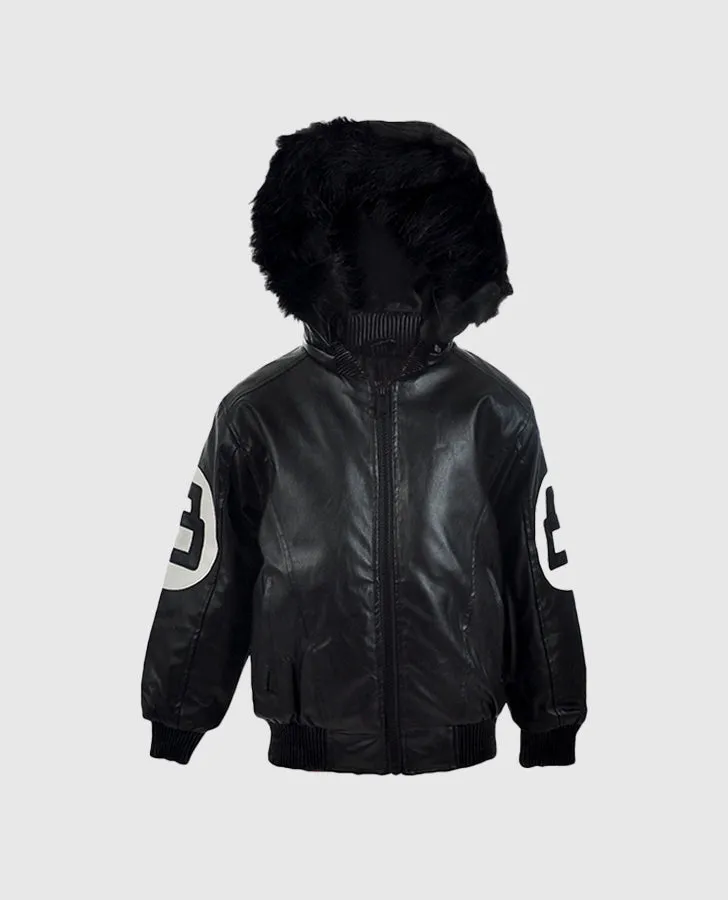 Men's 8 Ball Pool Bomber leather Jacket