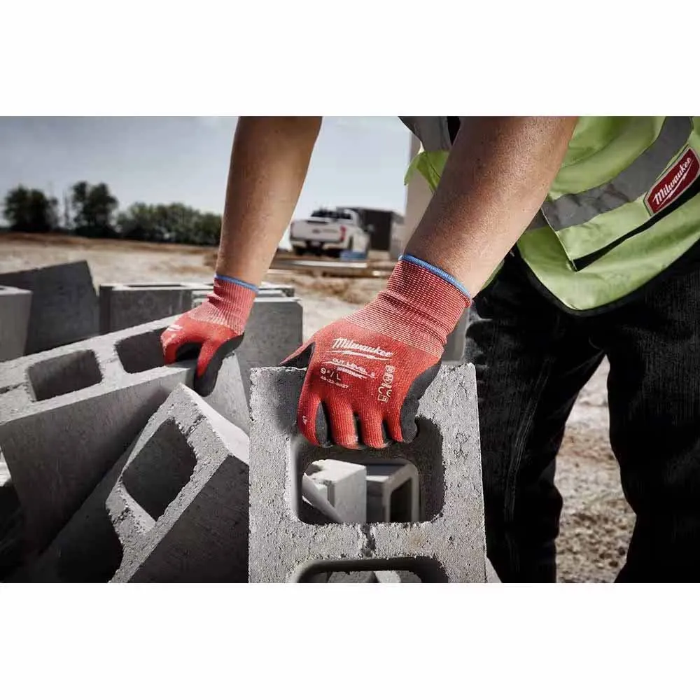 Milwaukee 48-22-8926 Cut Level 2 Nitrile Dipped Gloves - M