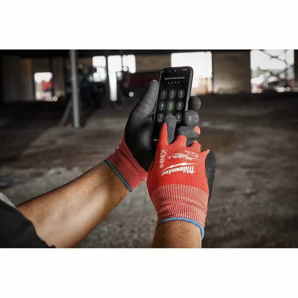 Milwaukee 48-22-8926 Cut Level 2 Nitrile Dipped Gloves - M