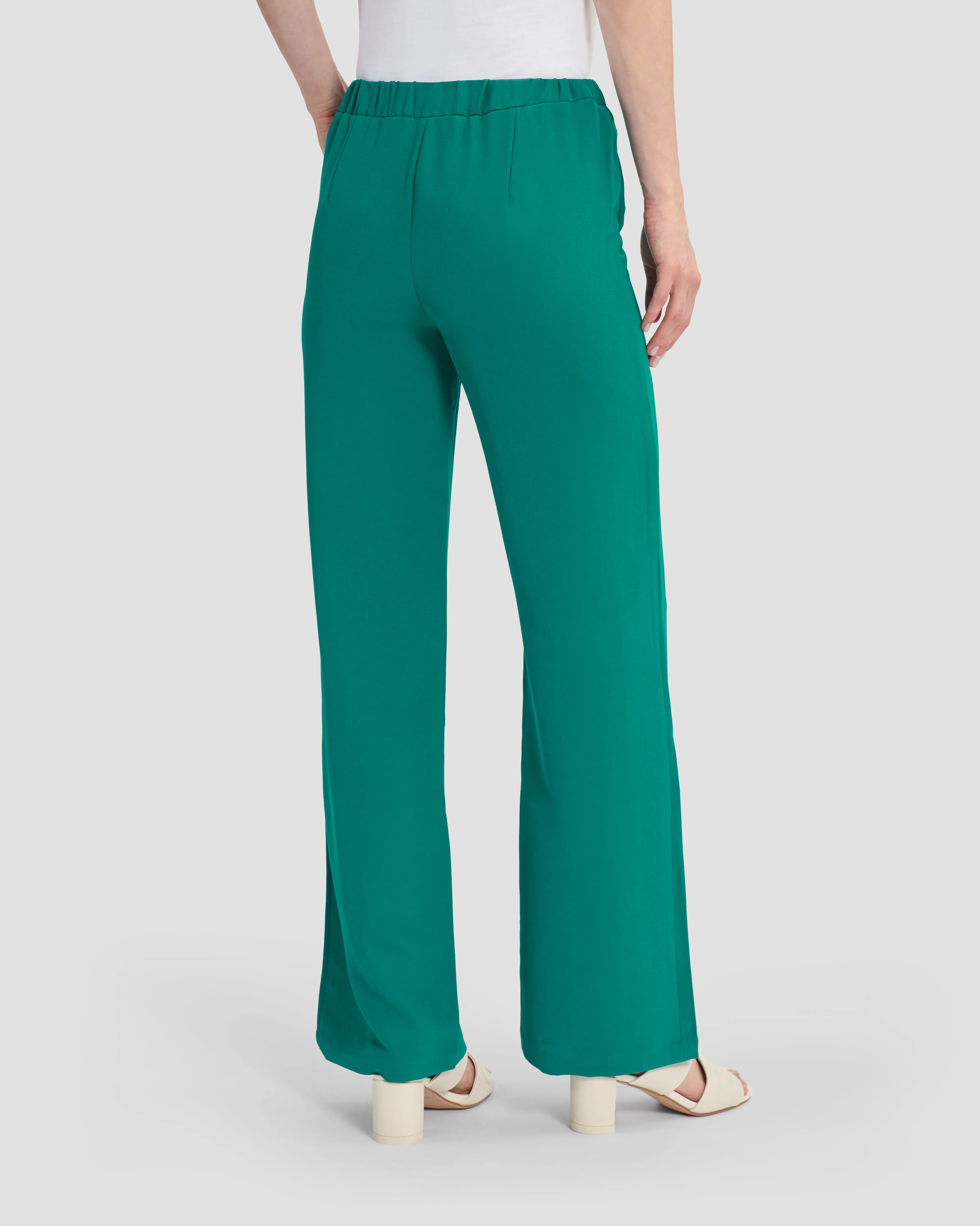 Monogram Embellished Flared Trousers