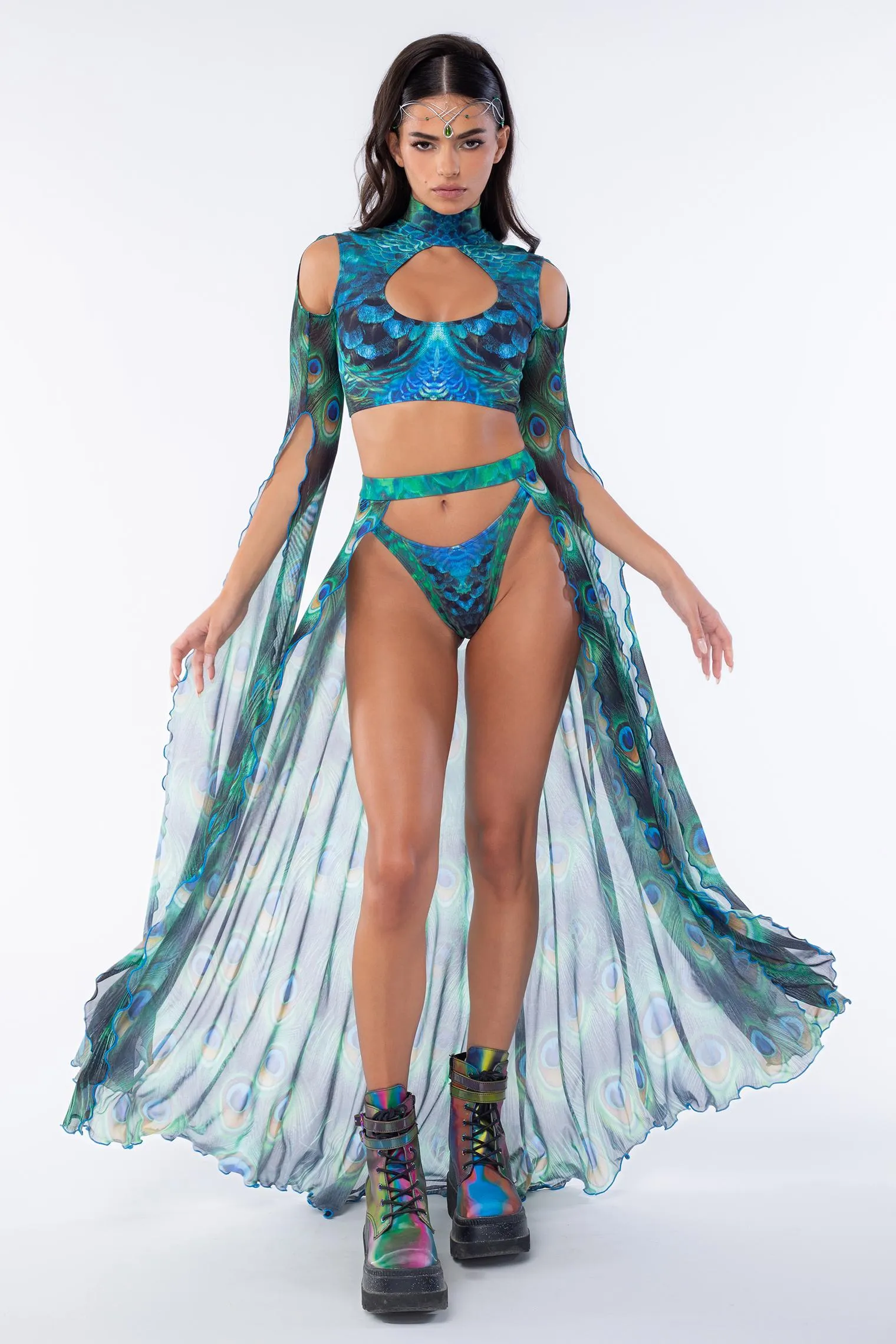 Mystic Peacock Bikini Bottoms