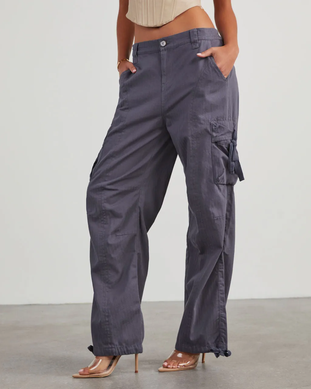 Never Give Up Cotton Cargo Pants