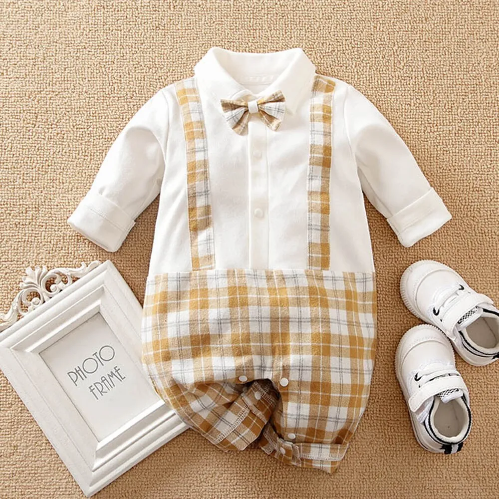 Newborn Baby Gentleman Jumpsuit