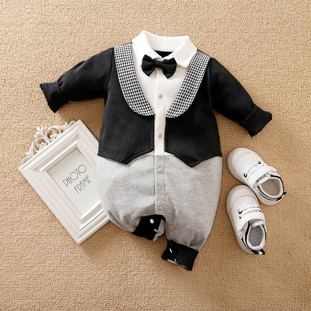 Newborn Baby Gentleman Jumpsuit