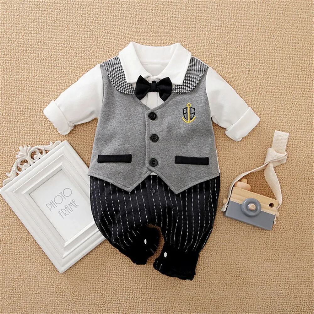 Newborn Baby Gentleman Jumpsuit