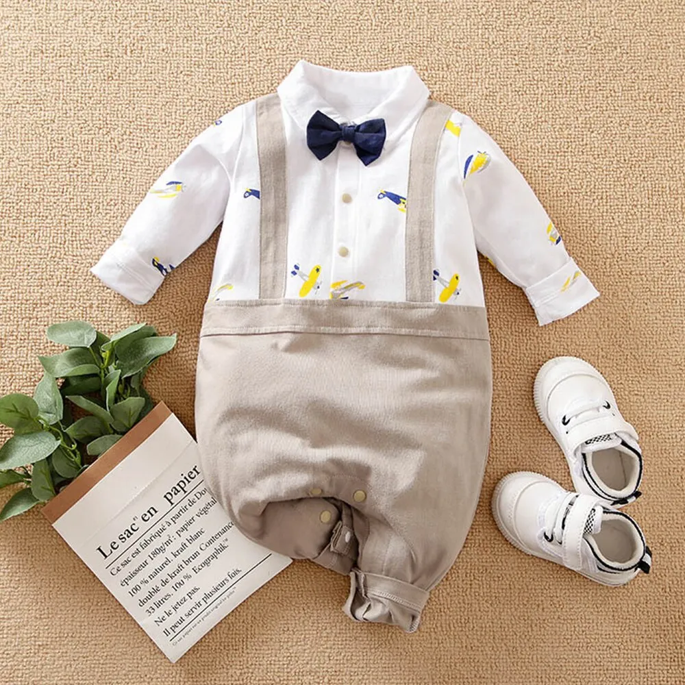 Newborn Baby Gentleman Jumpsuit