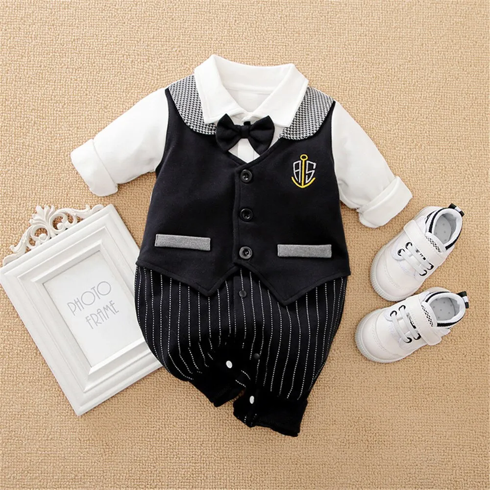 Newborn Baby Gentleman Jumpsuit