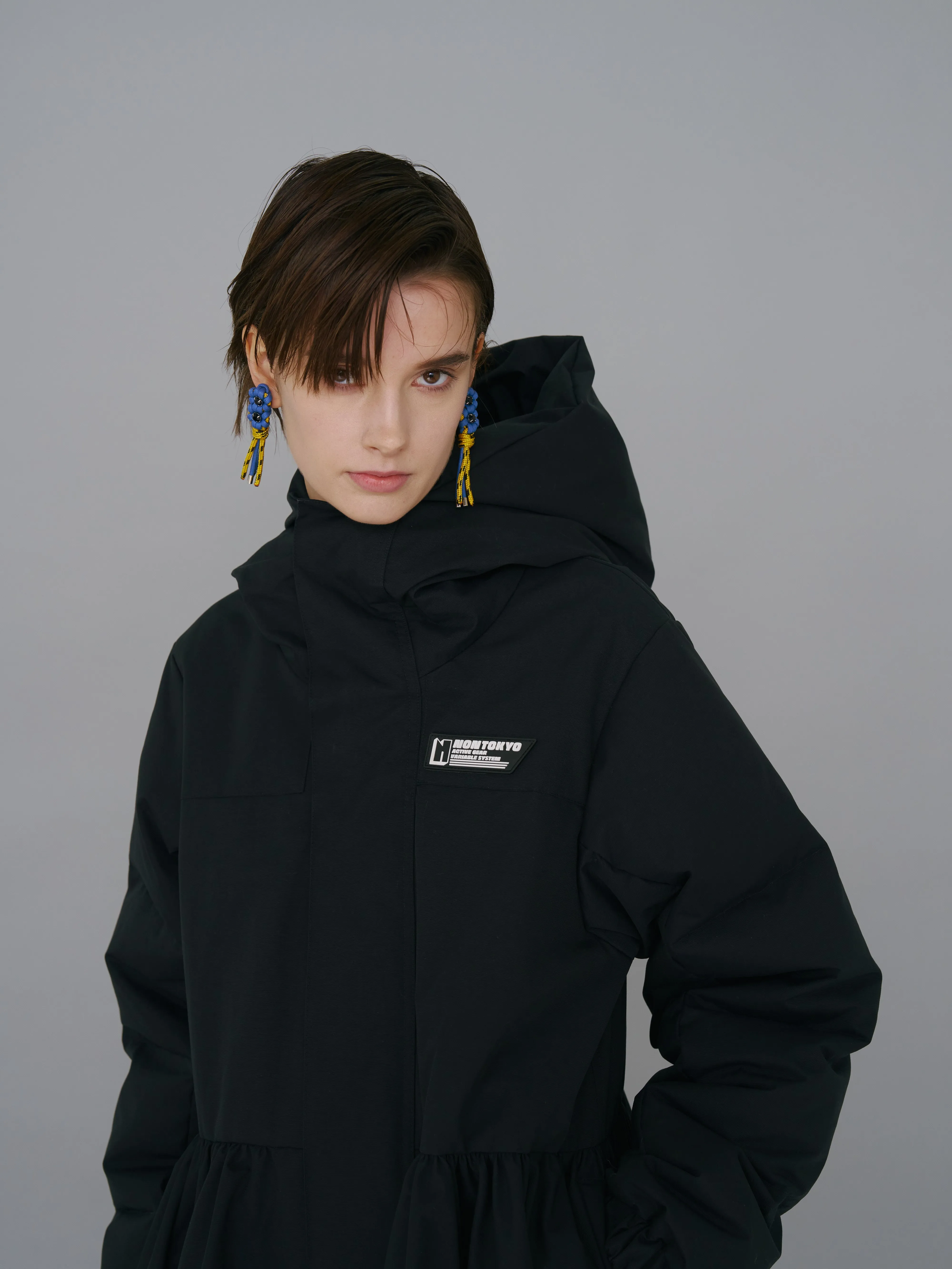 NON TOKYO / DOWN SLEEVE MOUNTAIN PARKA (BLACK)