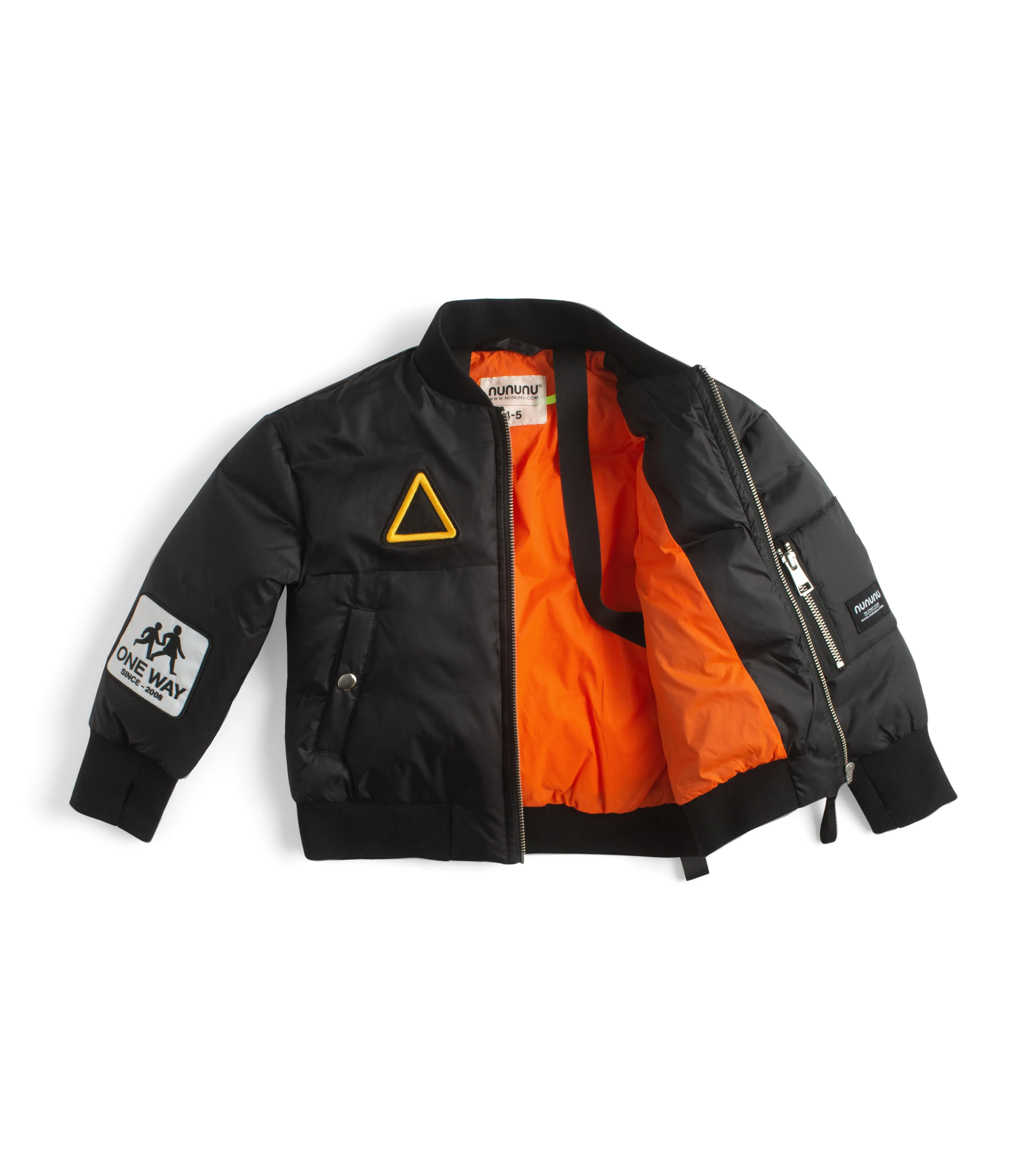 Nununu Racer Down Bomber Jacket | Black