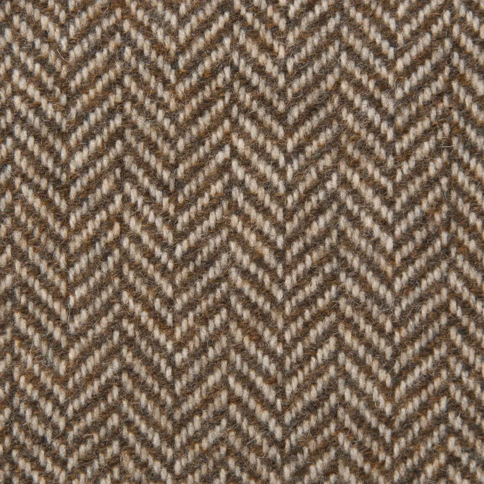 Olive Green Herringbone Tweed 229