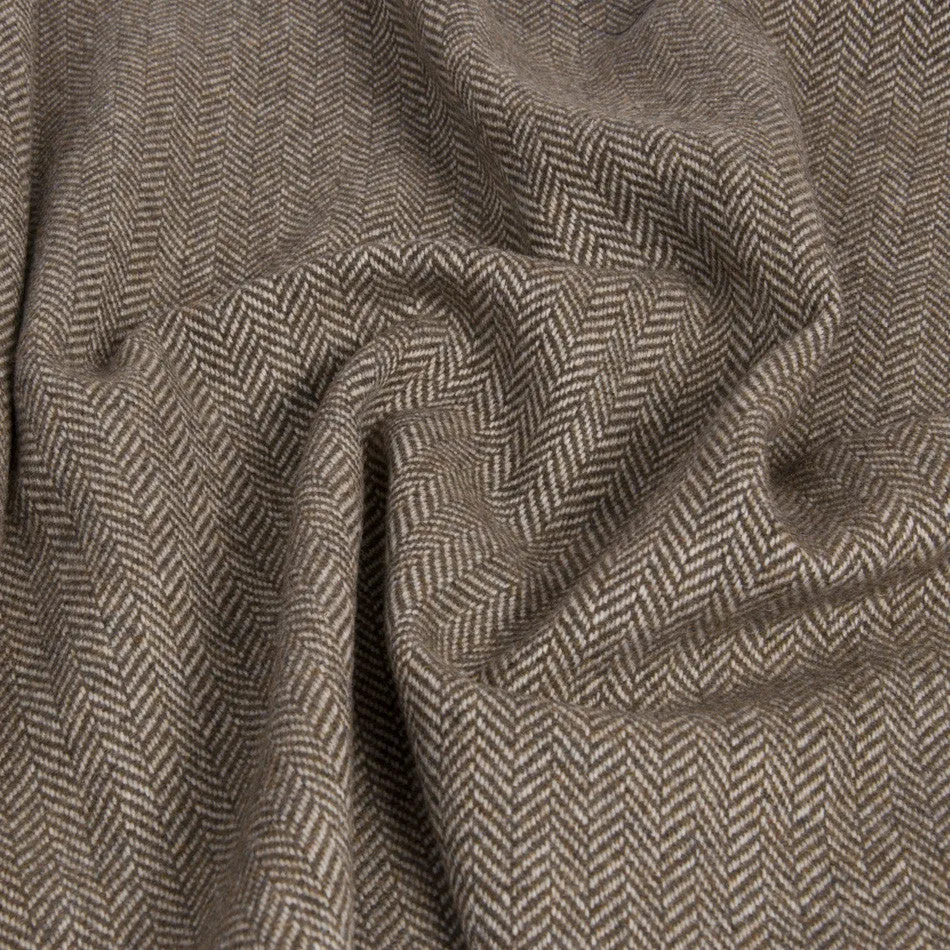 Olive Green Herringbone Tweed 229