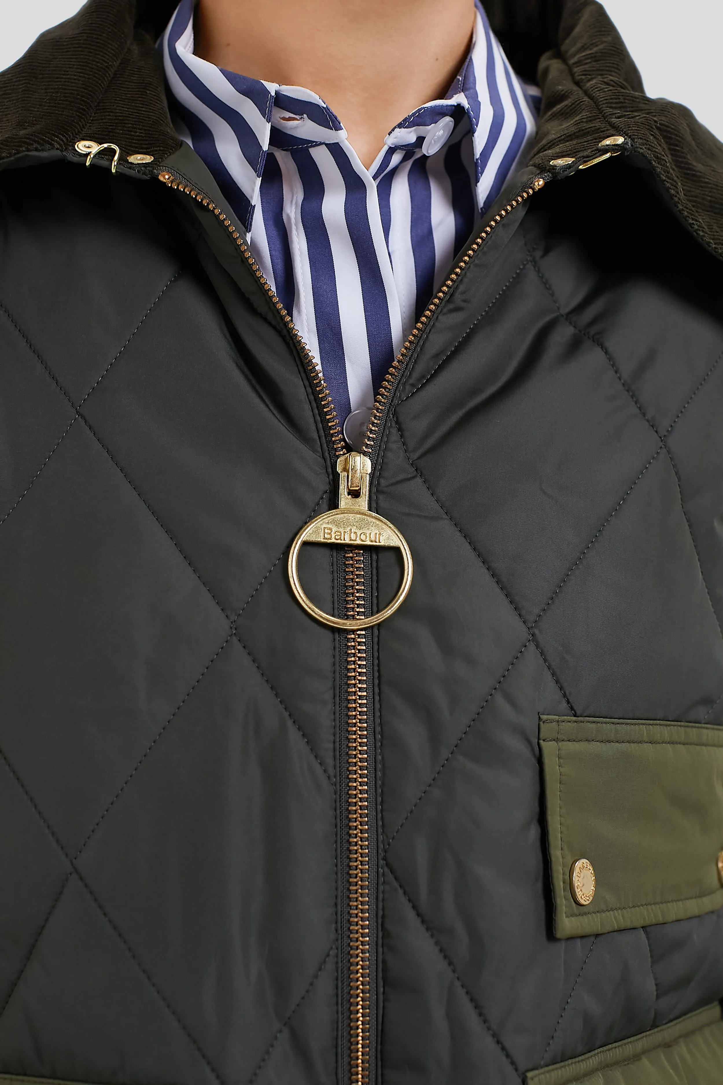 Olive Milby Quilted Jacket