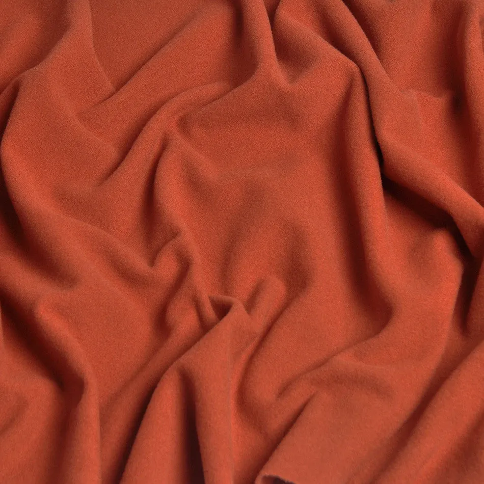 Orange Wool/ Cashmere Fabric 233