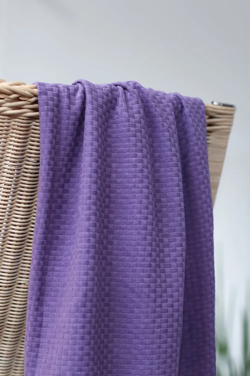 Organic Cotton Wicker Knit - Mind The Maker - Violet Fig