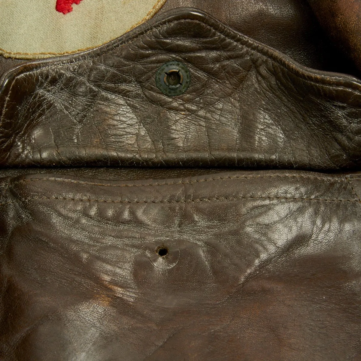 Original U.S. WWII B-24 Liberator Duration Baby Named Leather A-2 Jacket with Medal Grouping