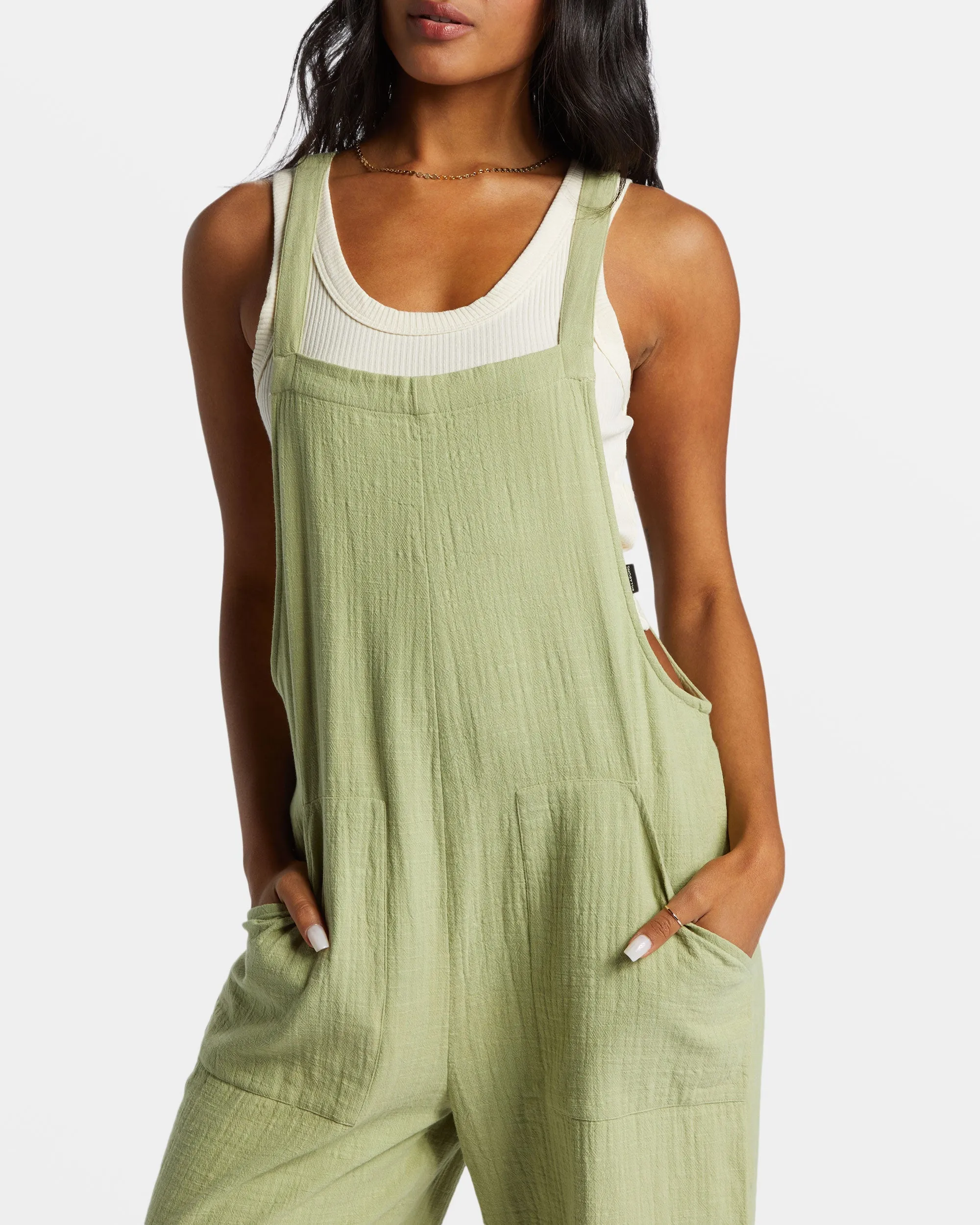 Pacific Time Romper/Jumpsuit - Avocado