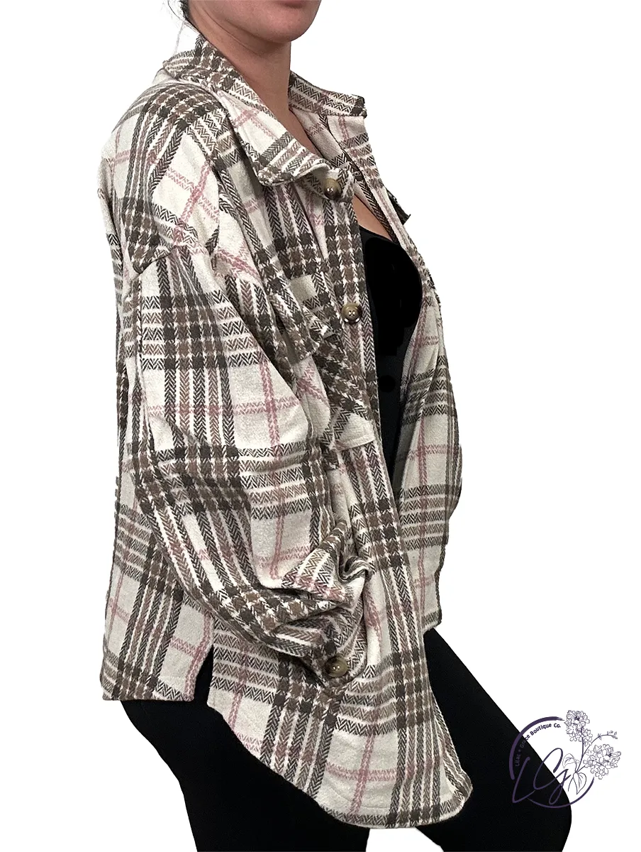 Plaid Perfection Oversized Shacket