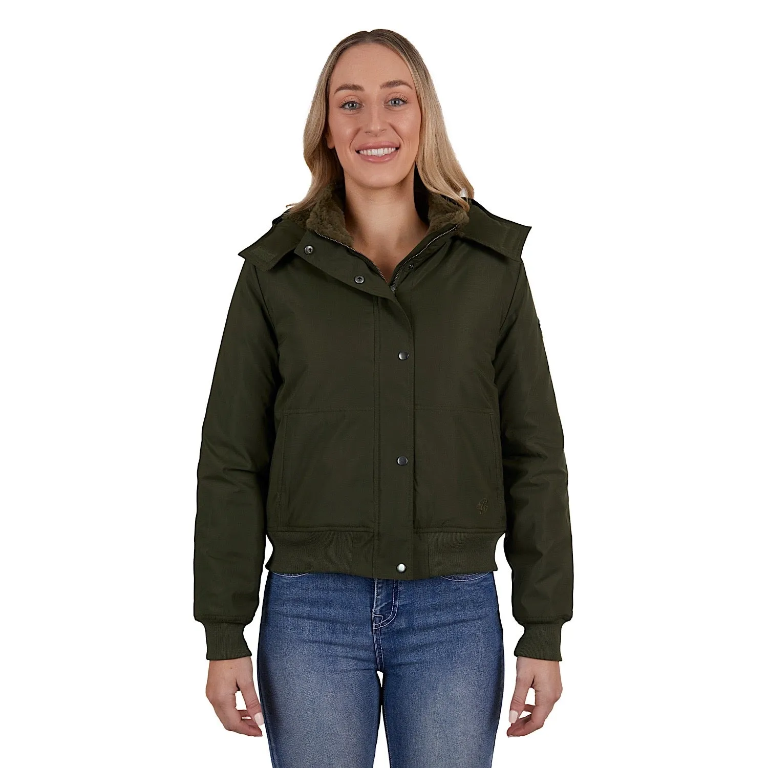 Pure Western Womens Shayla Jacket Olive