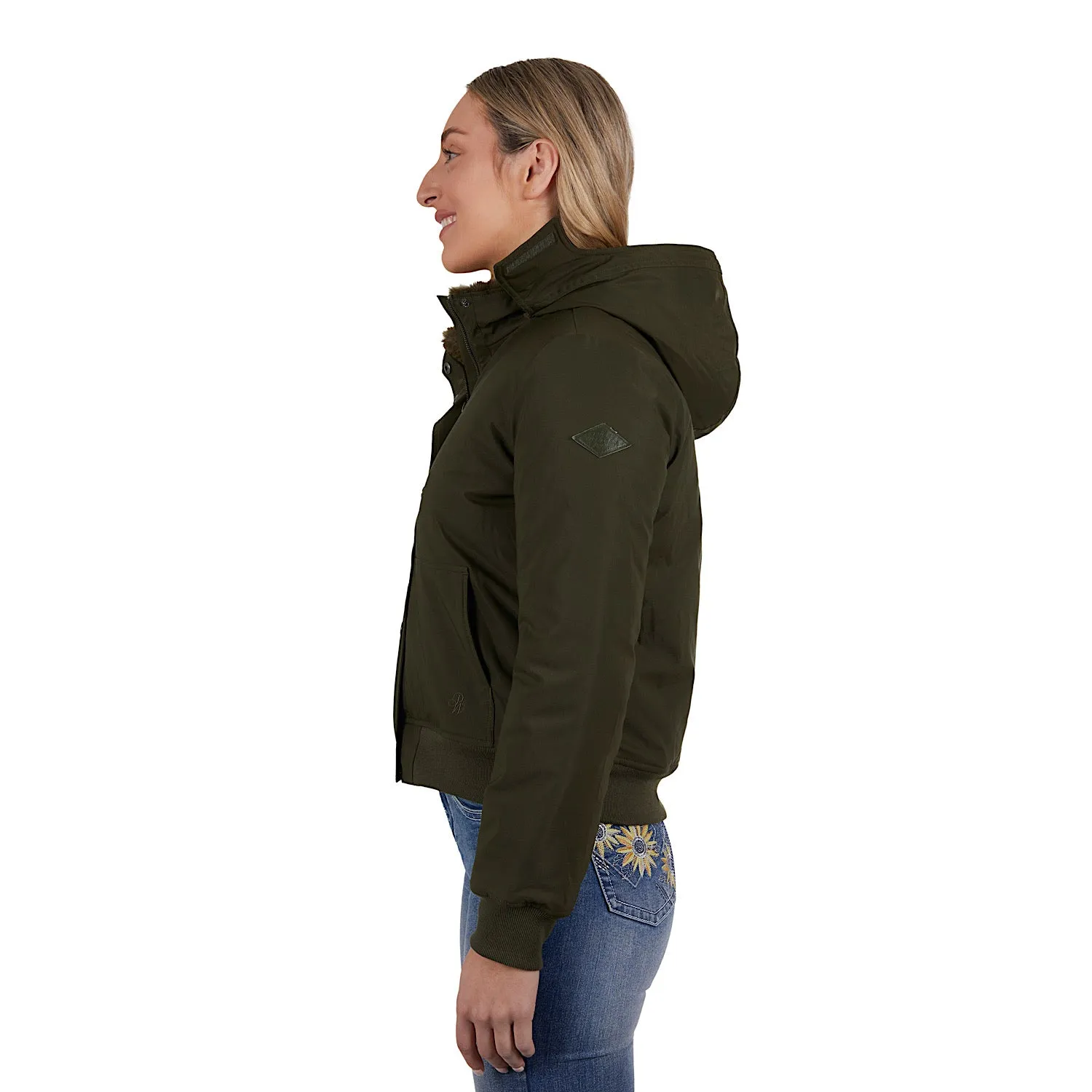 Pure Western Womens Shayla Jacket Olive