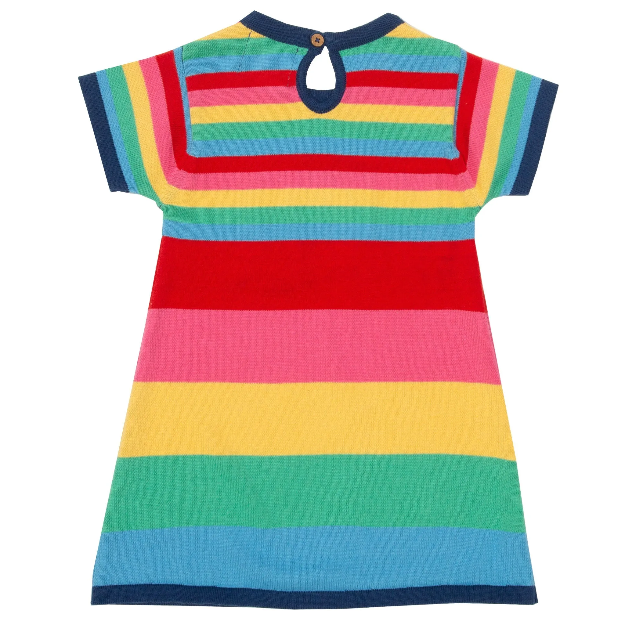 Rainbow knit dress