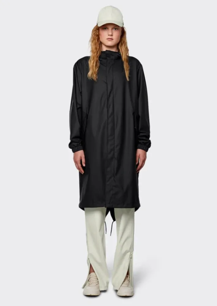 Rains Fishtail Parka Black