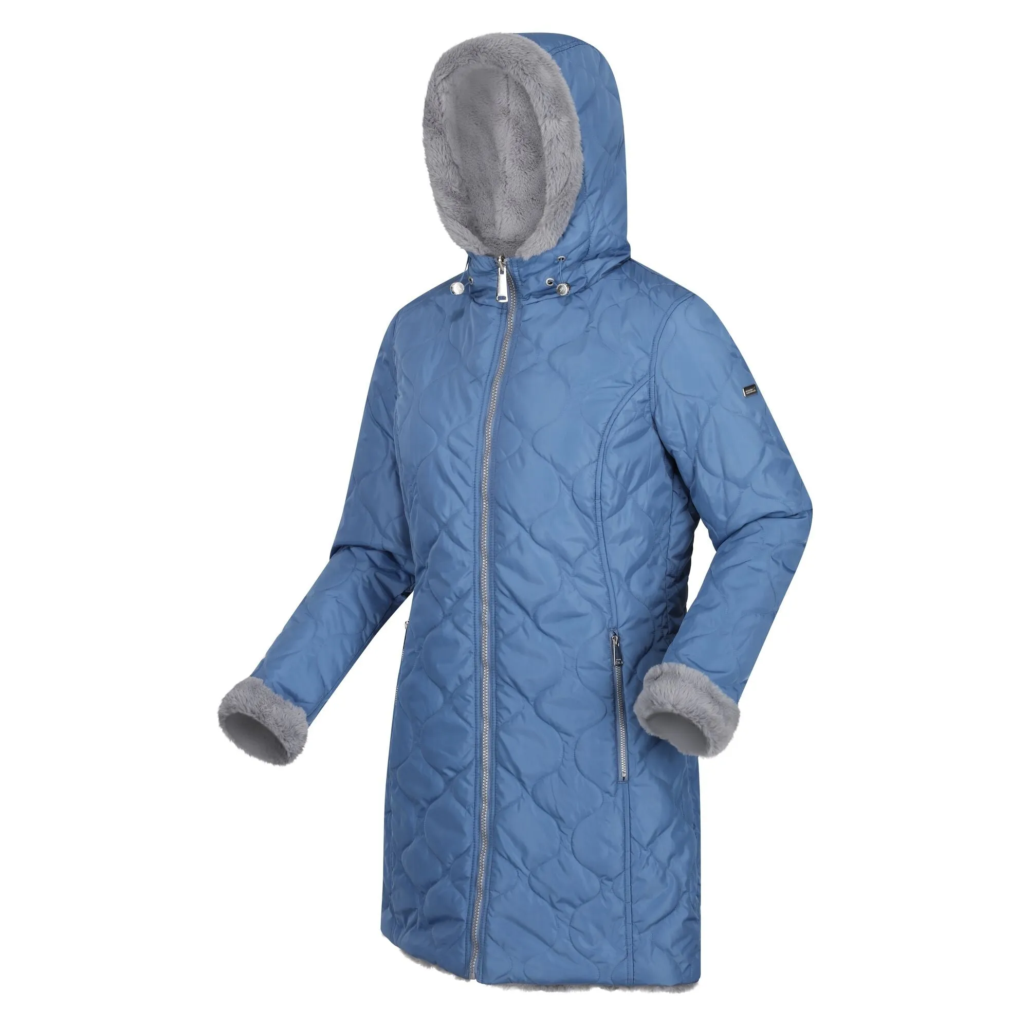 Regatta Women's Caileigh Reversible Parka Jacket - Strom Grey